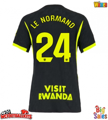 Atletico Madrid Robin Le Normand #24 Replica Away Stadium Shirt for Women 2026-27 Short Sleeve